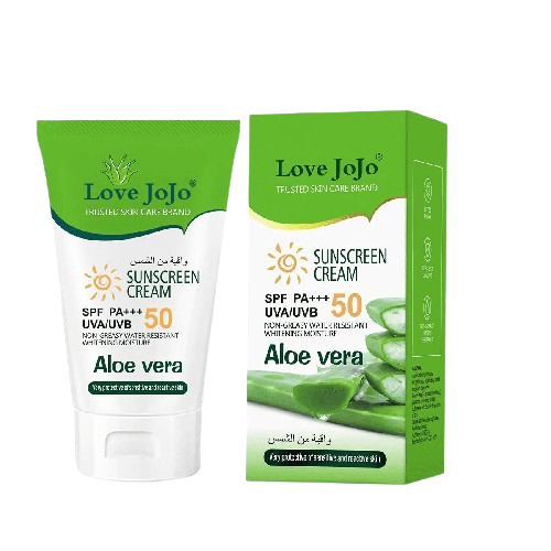 SUNSCREEN CREAM SPF50 ALOE VERA (PROTECTOR SOLAR) 120ML LOVE JOJO