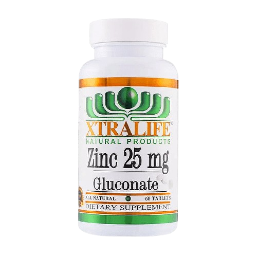 GLUCONATO DE ZINC 25MG X60 TABLETAS XTRALIFE