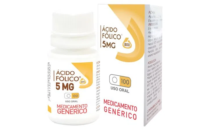 ACIDO-FOLICO TABx5MGx100 ECU