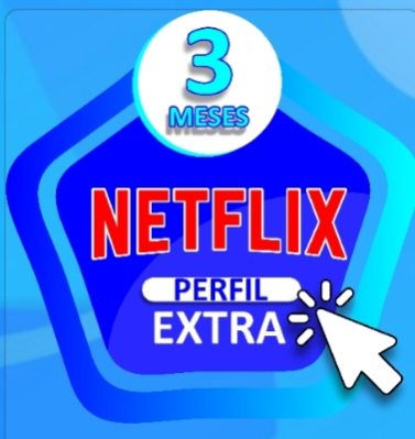 CUENTAS NETFLIX (1 perfil por 3 meses)