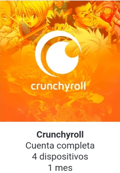 CRUNCHYROLL ORIGINAL (POR 1 MES)