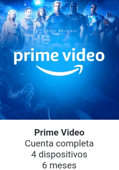 PRINME VIDEO ORIGINAL (POR 6 MESES)