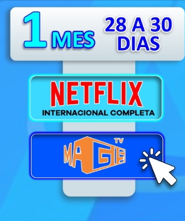 COMBO NETFLIX + MAGIS TV COMPLETA (POR 1 MES)
